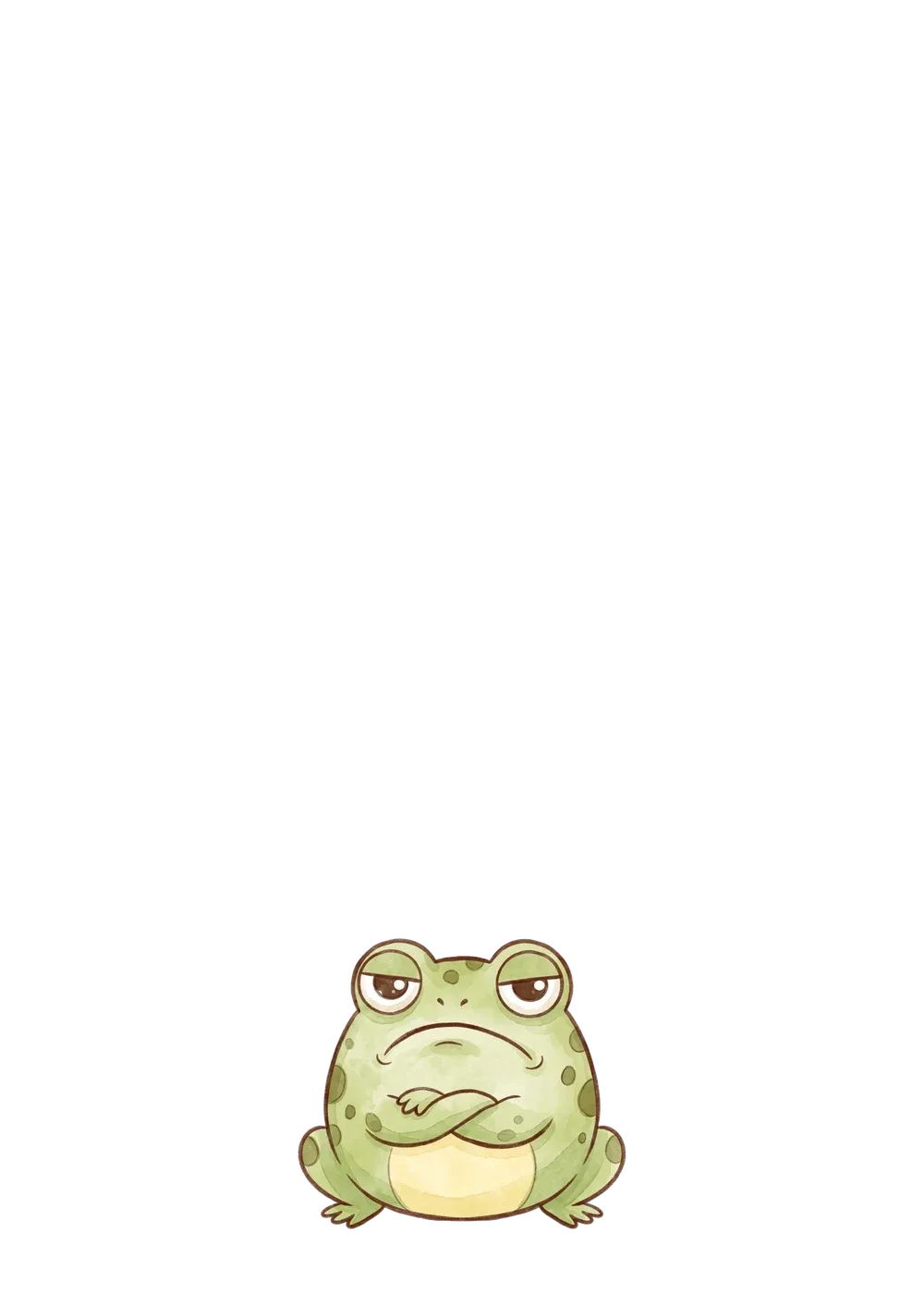 Grumbles: The forest's grumpy frog
